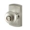 Delaney Hardware Italian Collection Santo Satin Nickel Bed/Bath Door Knob 362601 - alternate 2